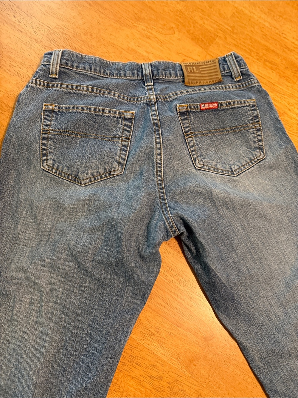 Ralph Lauren Medium Wash Straight-Leg Denim Saturday Jeans